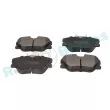 Jeu de 4 plaquettes de frein avant RAP BRAKES R-P1474 - Visuel 2