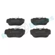 Jeu de 4 plaquettes de frein avant RAP BRAKES R-P1475 - Visuel 1