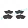 Jeu de 4 plaquettes de frein avant RAP BRAKES R-P1477 - Visuel 1