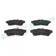 Jeu de 4 plaquettes de frein avant RAP BRAKES R-P1479 - Visuel 1