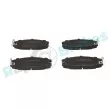 Jeu de 4 plaquettes de frein avant RAP BRAKES R-P1480 - Visuel 1