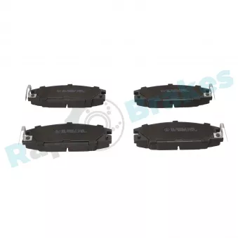 Jeu de 4 plaquettes de frein avant RAP BRAKES R-P1480