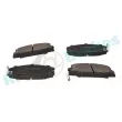 Jeu de 4 plaquettes de frein avant RAP BRAKES R-P1480 - Visuel 2