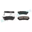 Jeu de 4 plaquettes de frein avant RAP BRAKES R-P1481 - Visuel 2