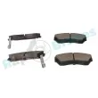 Jeu de 4 plaquettes de frein avant RAP BRAKES R-P1481 - Visuel 3