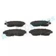 Jeu de 4 plaquettes de frein avant RAP BRAKES R-P1484 - Visuel 1