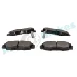 Jeu de 4 plaquettes de frein avant RAP BRAKES R-P1484 - Visuel 3