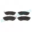 Jeu de 4 plaquettes de frein avant RAP BRAKES R-P1485 - Visuel 1