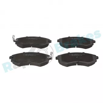 Jeu de 4 plaquettes de frein avant RAP BRAKES R-P1485