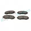 Jeu de 4 plaquettes de frein avant RAP BRAKES R-P1485 - Visuel 3