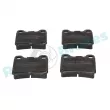 Jeu de 4 plaquettes de frein arrière RAP BRAKES R-P1486 - Visuel 1