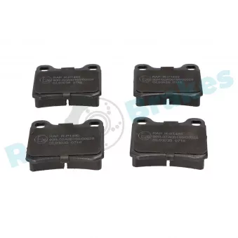 Jeu de 4 plaquettes de frein arrière RAP BRAKES R-P1486