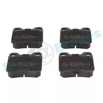 Jeu de 4 plaquettes de frein arrière RAP BRAKES R-P1487