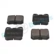 Jeu de 4 plaquettes de frein arrière RAP BRAKES R-P1487 - Visuel 2
