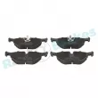 Jeu de 4 plaquettes de frein arrière RAP BRAKES R-P1489 - Visuel 1