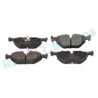 Jeu de 4 plaquettes de frein arrière RAP BRAKES R-P1489 - Visuel 2