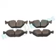 Jeu de 4 plaquettes de frein arrière RAP BRAKES R-P1489 - Visuel 3