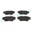 Jeu de 4 plaquettes de frein avant RAP BRAKES R-P1490 - Visuel 1
