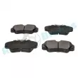 Jeu de 4 plaquettes de frein avant RAP BRAKES R-P1490 - Visuel 2