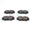 Jeu de 4 plaquettes de frein avant RAP BRAKES R-P1490 - Visuel 3