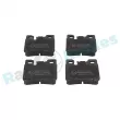 Jeu de 4 plaquettes de frein arrière RAP BRAKES R-P1496 - Visuel 1