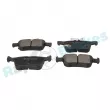 Jeu de 4 plaquettes de frein arrière RAP BRAKES R-P1499 - Visuel 2
