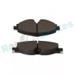 Jeu de 4 plaquettes de frein avant RAP BRAKES R-P1501 - Visuel 3