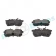 Jeu de 4 plaquettes de frein arrière RAP BRAKES R-P1502 - Visuel 2