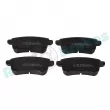 Jeu de 4 plaquettes de frein arrière RAP BRAKES R-P1504 - Visuel 1