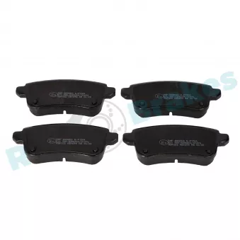 Jeu de 4 plaquettes de frein arrière RAP BRAKES R-P1504