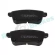 Jeu de 4 plaquettes de frein arrière RAP BRAKES R-P1504 - Visuel 3