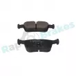Jeu de 4 plaquettes de frein arrière RAP BRAKES R-P1505 - Visuel 3