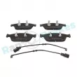 Jeu de 4 plaquettes de frein avant RAP BRAKES R-P1508 - Visuel 1