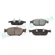 Jeu de 4 plaquettes de frein avant RAP BRAKES R-P1508 - Visuel 2