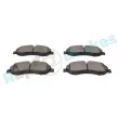Jeu de 4 plaquettes de frein avant RAP BRAKES R-P1509 - Visuel 3