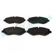 Jeu de 4 plaquettes de frein avant RAP BRAKES R-P1510 - Visuel 1
