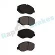 Jeu de 4 plaquettes de frein avant RAP BRAKES R-P1510 - Visuel 2