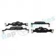 Jeu de 4 plaquettes de frein avant RAP BRAKES R-P1512 - Visuel 1