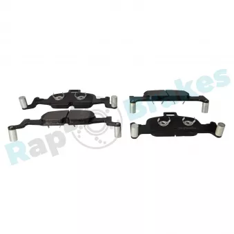 Jeu de 4 plaquettes de frein avant RAP BRAKES R-P1512