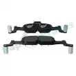 Jeu de 4 plaquettes de frein avant RAP BRAKES R-P1512 - Visuel 2