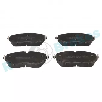Jeu de 4 plaquettes de frein avant RAP BRAKES R-P1515