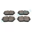 Jeu de 4 plaquettes de frein avant RAP BRAKES R-P1515 - Visuel 3