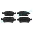 Jeu de 4 plaquettes de frein arrière RAP BRAKES R-P1516 - Visuel 1