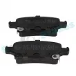 Jeu de 4 plaquettes de frein arrière RAP BRAKES R-P1516 - Visuel 2