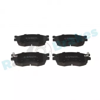 Jeu de 4 plaquettes de frein avant RAP BRAKES R-P1518
