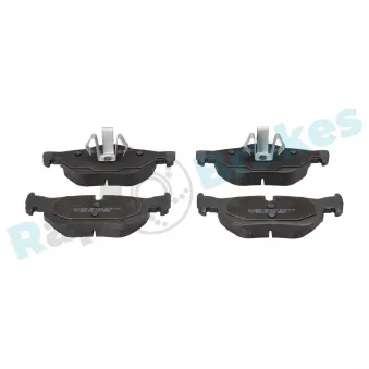 Jeu de 4 plaquettes de frein arrière RAP BRAKES R-P1519