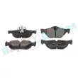 Jeu de 4 plaquettes de frein arrière RAP BRAKES R-P1519 - Visuel 2
