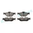 Jeu de 4 plaquettes de frein arrière RAP BRAKES R-P1519 - Visuel 3