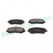 Jeu de 4 plaquettes de frein avant RAP BRAKES R-P1521 - Visuel 1