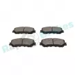 Jeu de 4 plaquettes de frein avant RAP BRAKES R-P1521 - Visuel 2